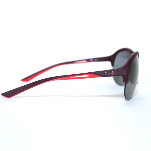 Nike Flex Momentum Semi-Rim Sunglasses - Matte Night Maroon/Gunmetal Flash - NWT - Picture 6 of 10